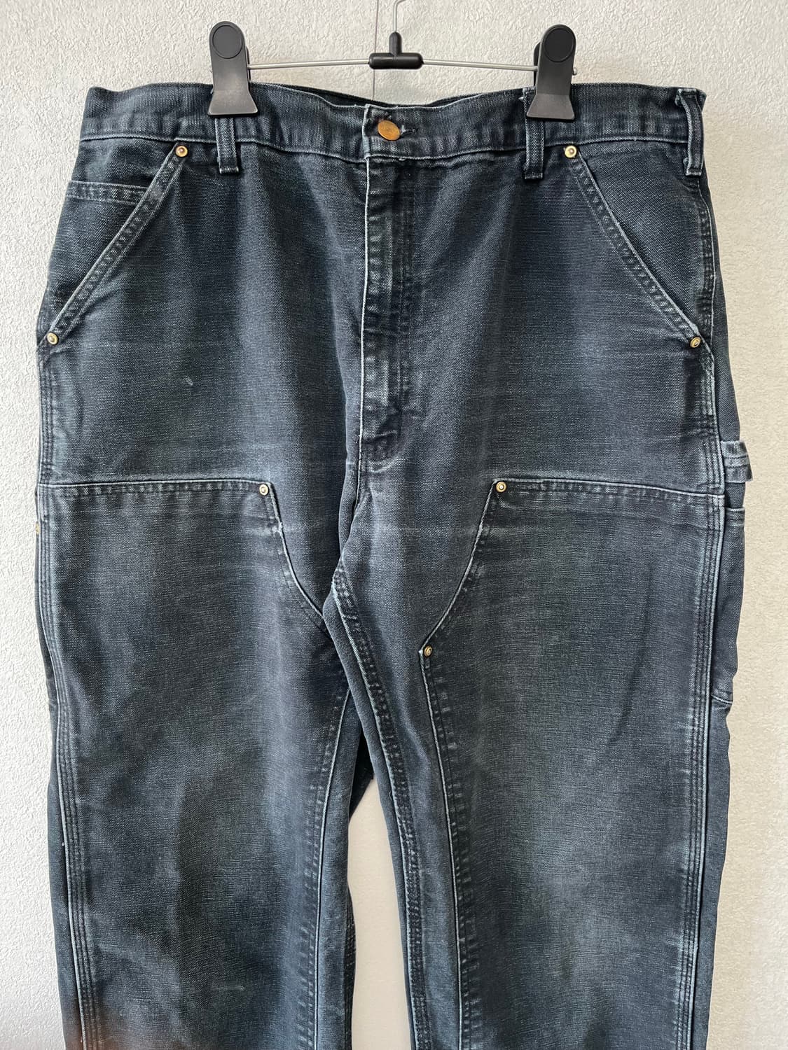 Carhartt B01 BLK 칼하트 빈티지 더블니 팬츠 상품이미지2