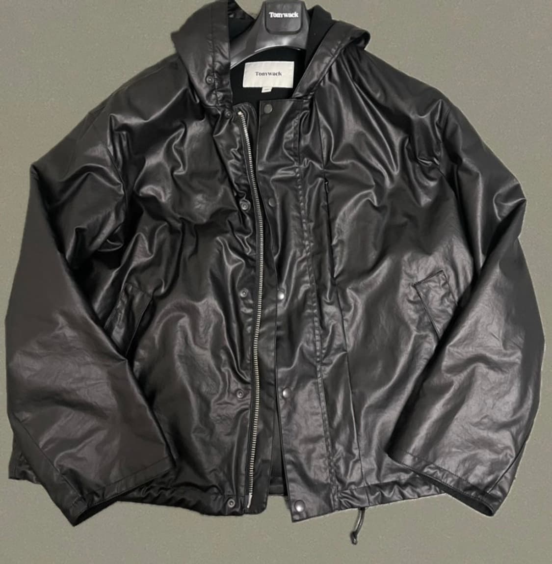 토니웩 오일 코티드 후드 파카 상품이미지1