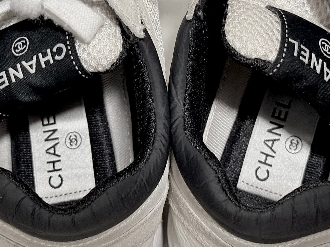 [36] CHANEL 샤넬 스니커즈 화이트 상품이미지5