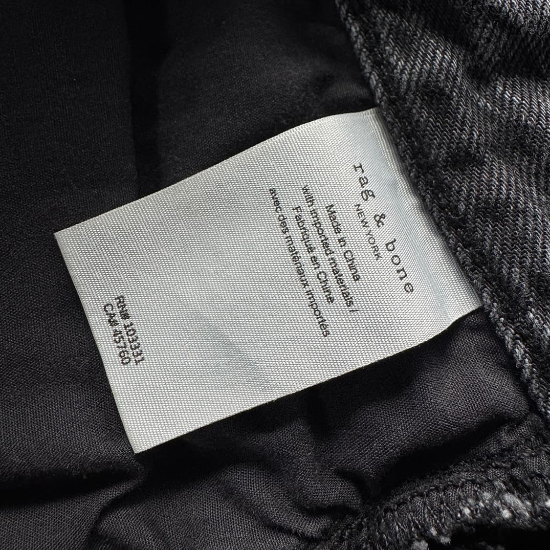 랙앤본 2023 로건 와이드 데님 진 (26) 상품이미지4