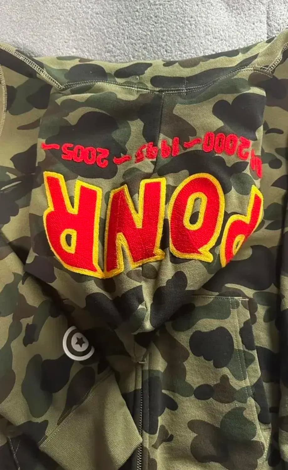 베이프 후드집업 녹계 m 상품이미지3