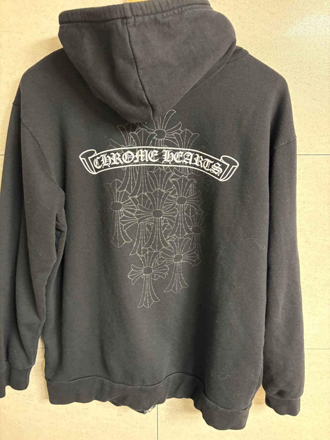 백화점판 크롬하츠 세메터리 후드집업 상품이미지5