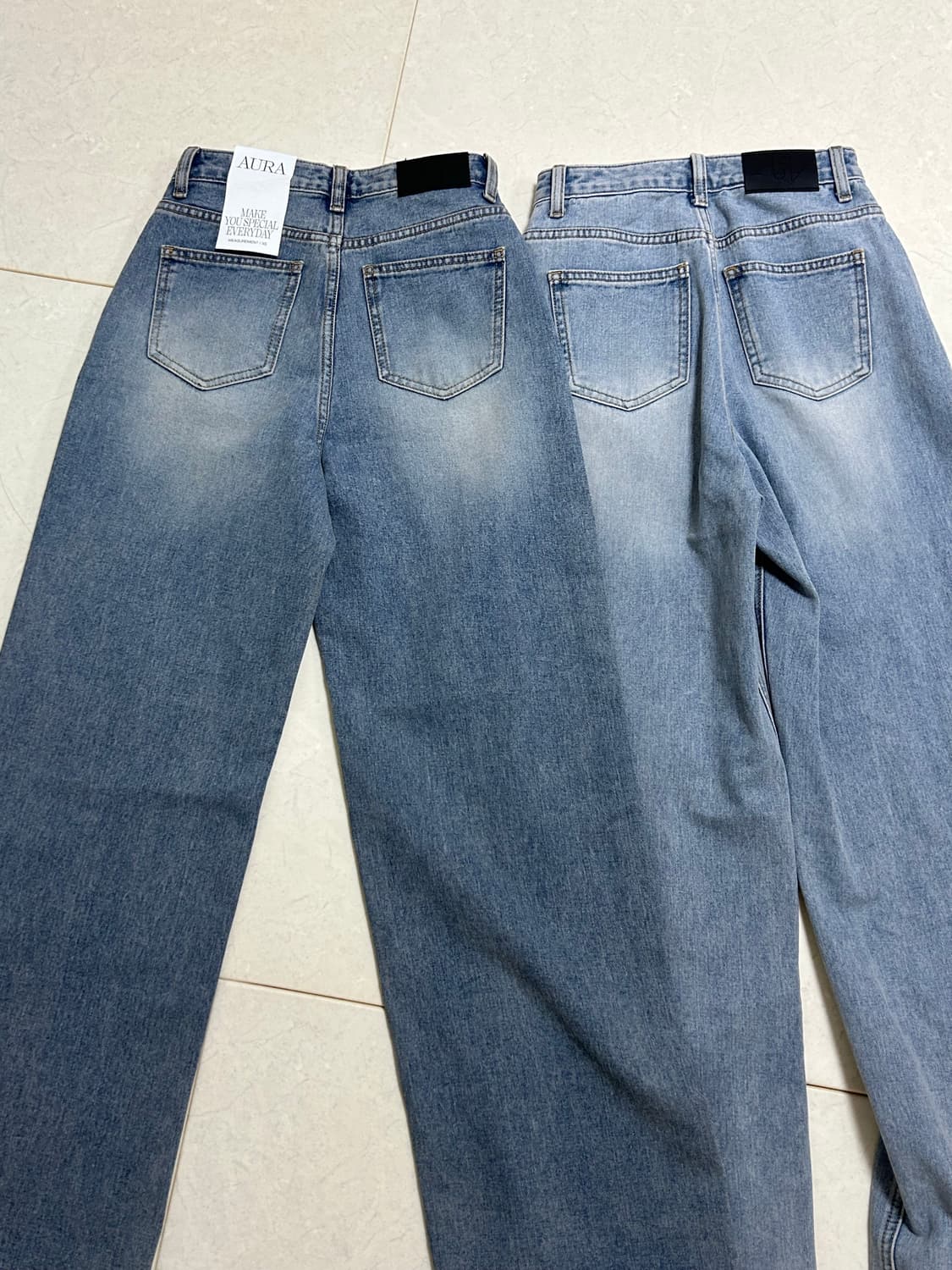 새상품 아우라진스 러셀 와이드 팬츠 xs 상품이미지6