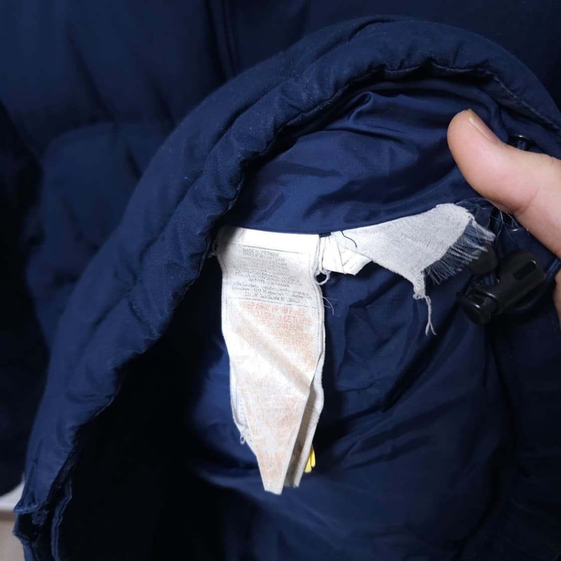 나이키 스퀘어 네이비 패딩 M 상품이미지5