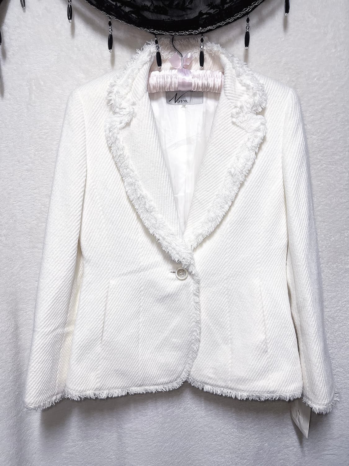 화이트 태슬 자켓 로맨틱갸루 로걀 달천깔 핀터 오네 핀터 히메 헤이세이 상품이미지9