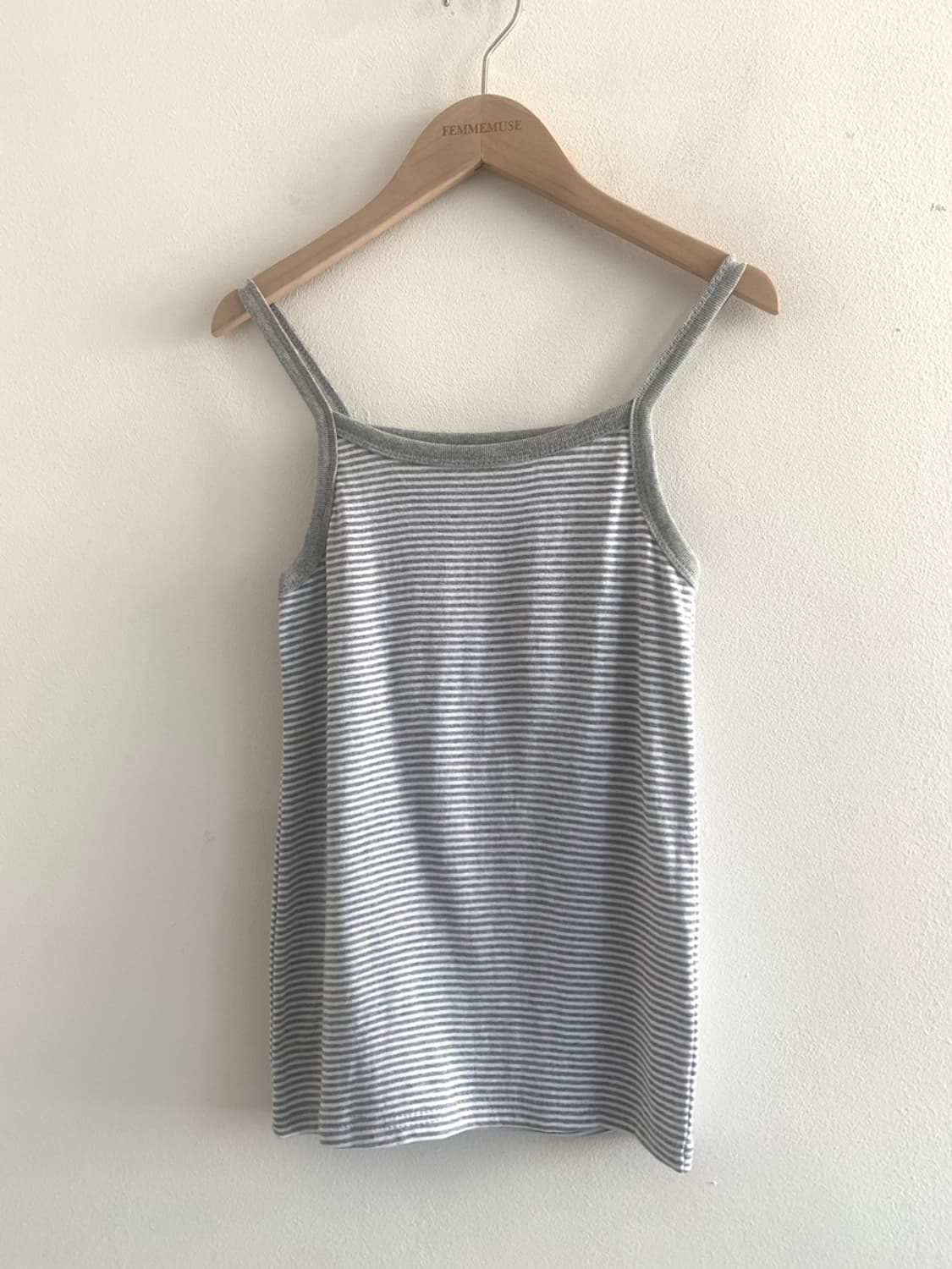 Stripe sleeveless top(grey) 상품이미지2