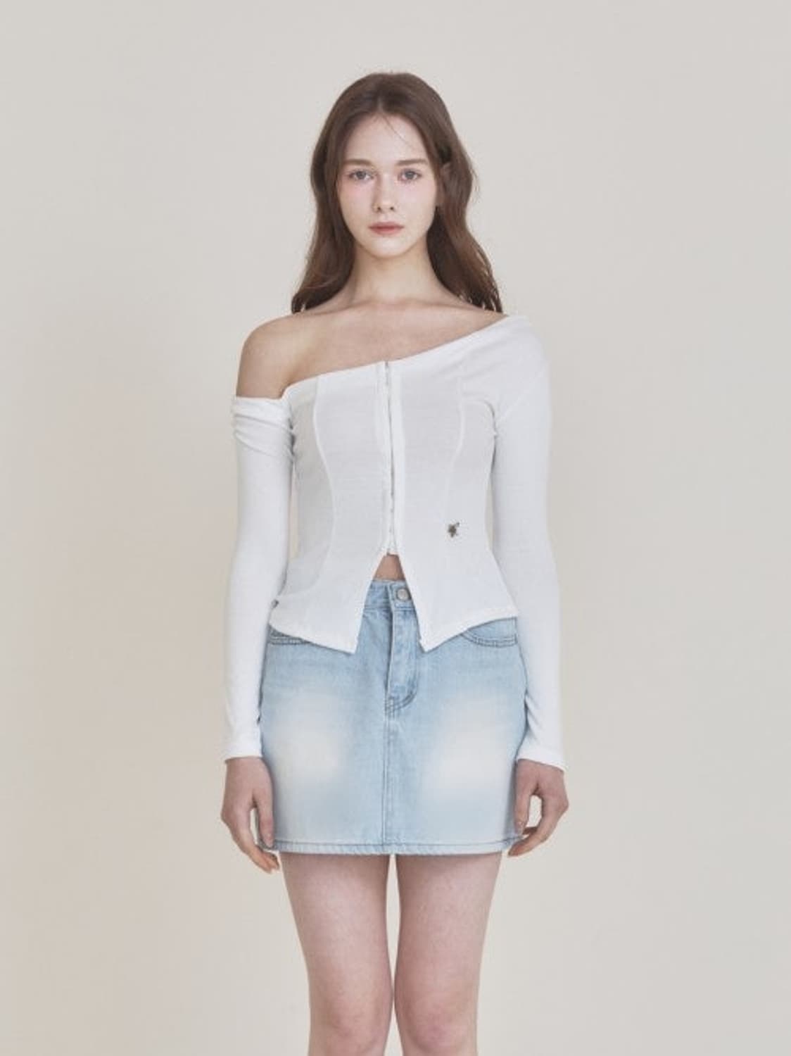 낫유어로즈 헤이즐 가디건 아이보리 상품이미지1