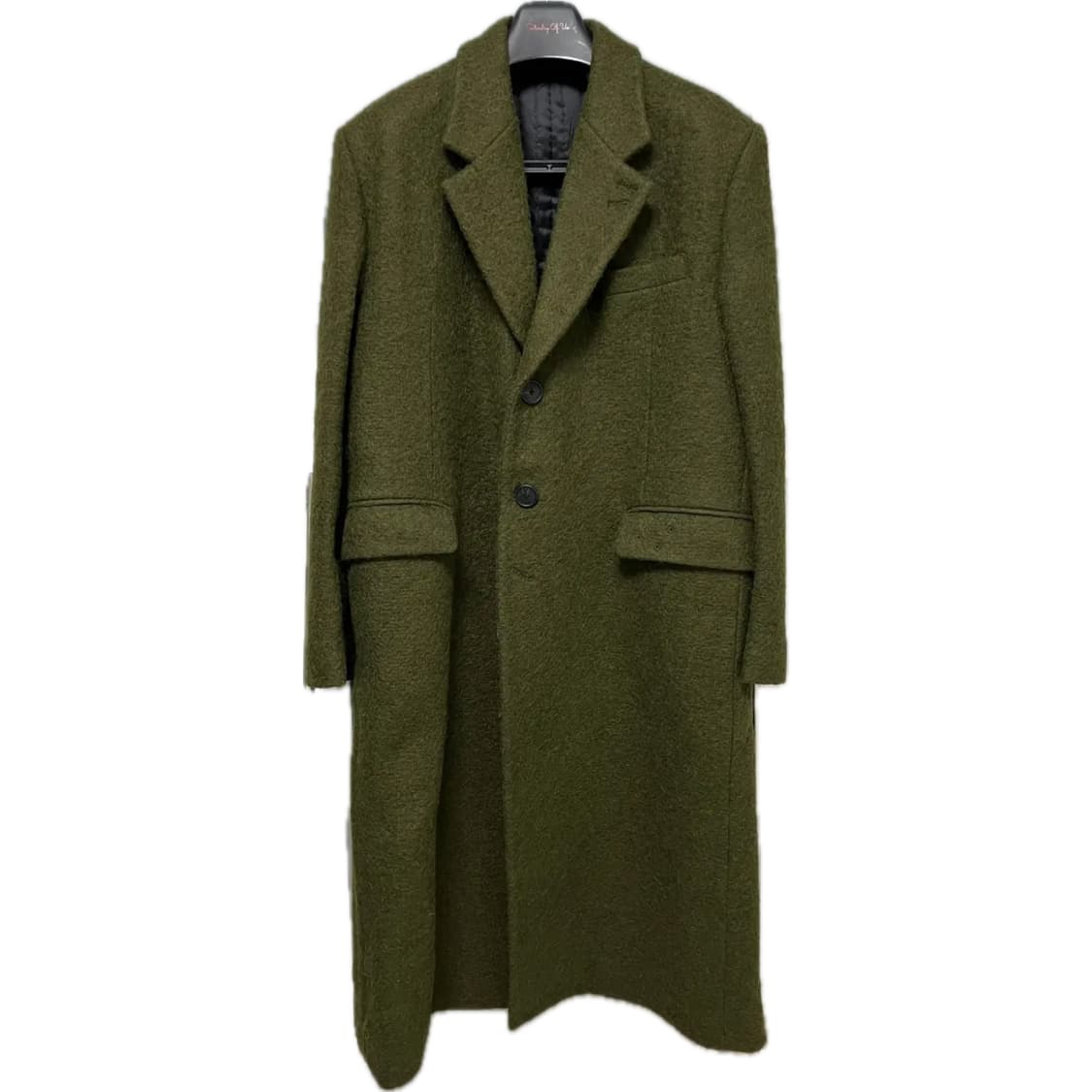 [M] STU 21F/W 그린 싱글 코트 stu office 상품이미지1