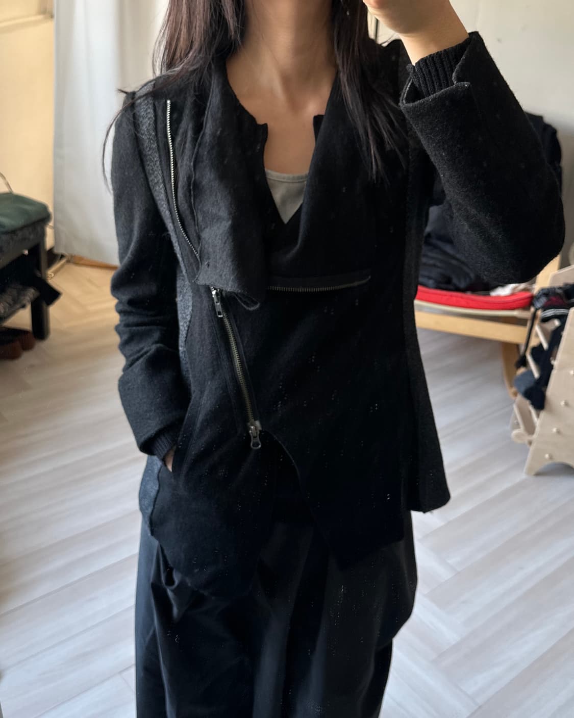  [YECCA VECCA] asymmetric zip jacket 상품이미지5