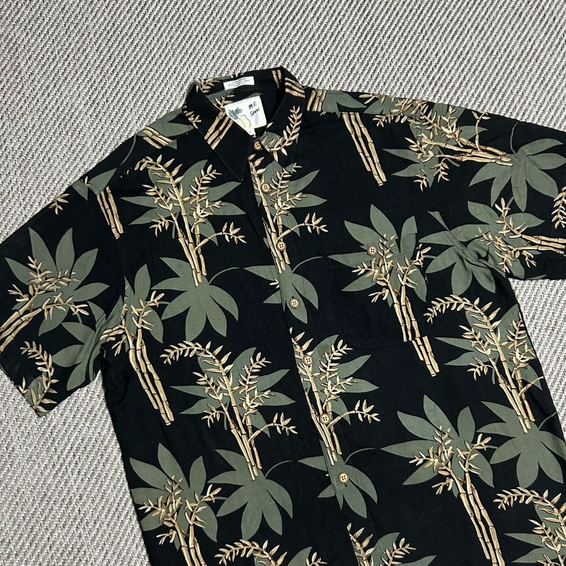 [2XL] M.E. Sport 빈티지 하와이안 반팔 셔츠 상품이미지4