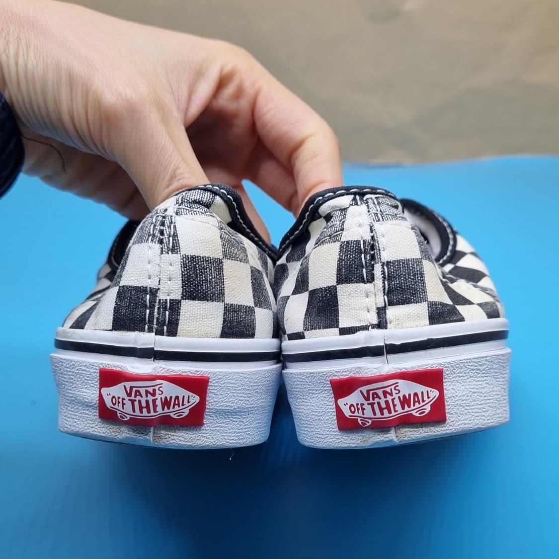 반스 어센틱 체커보드 스니커즈220 상품이미지4