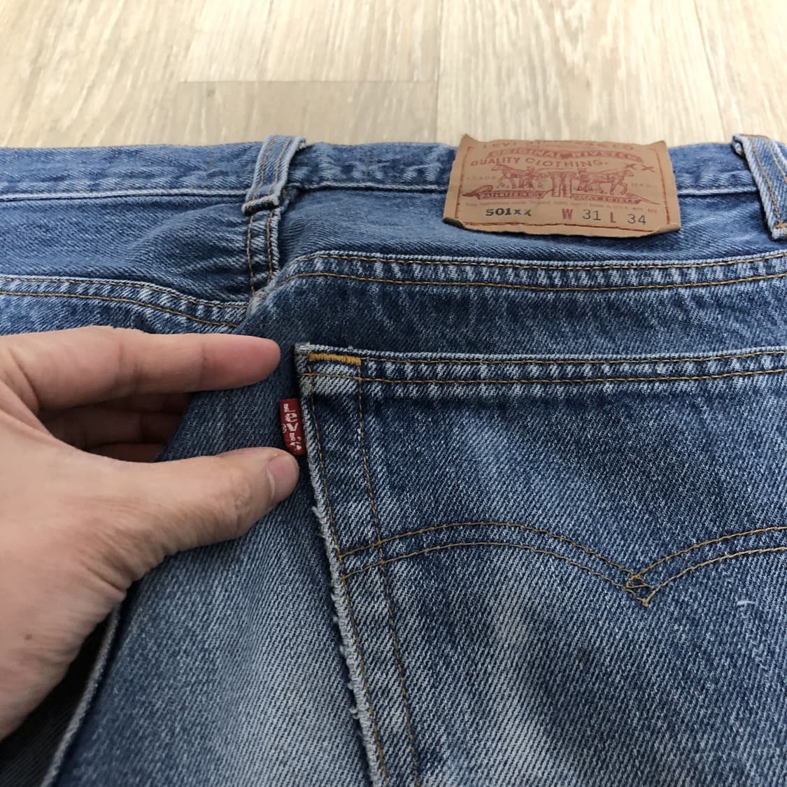 (28) 나이트웍스 nightwaks 90's 리바이스 501xx 데님 상품이미지8