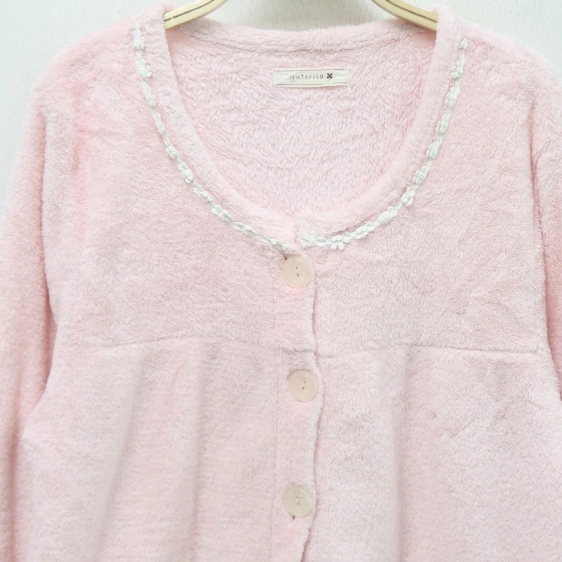 YUTORILA 프릴 레이스 셔링 잠옷 62367 상품이미지5