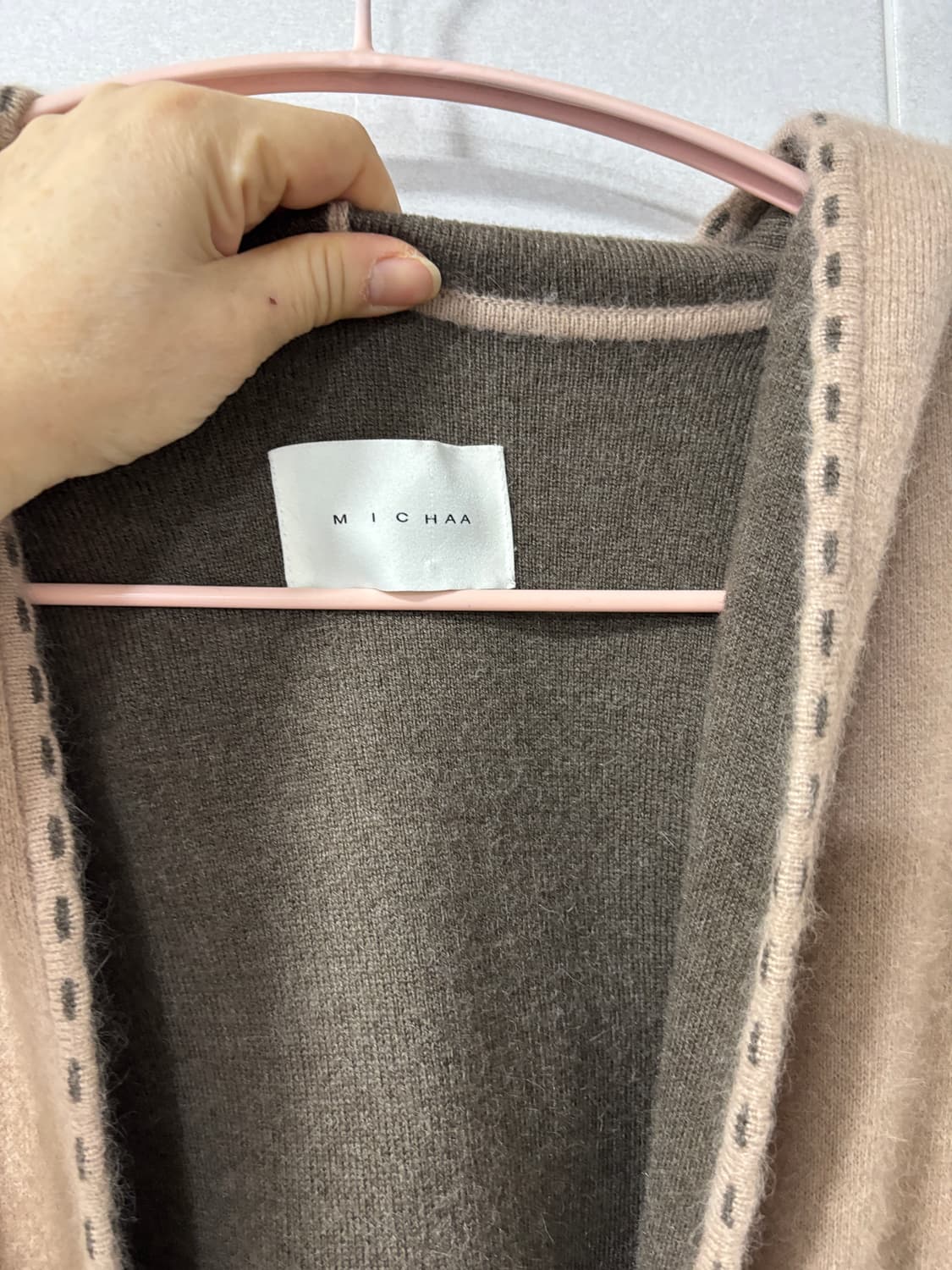 미샤 캐시미어 혼방 가디건 상품이미지3