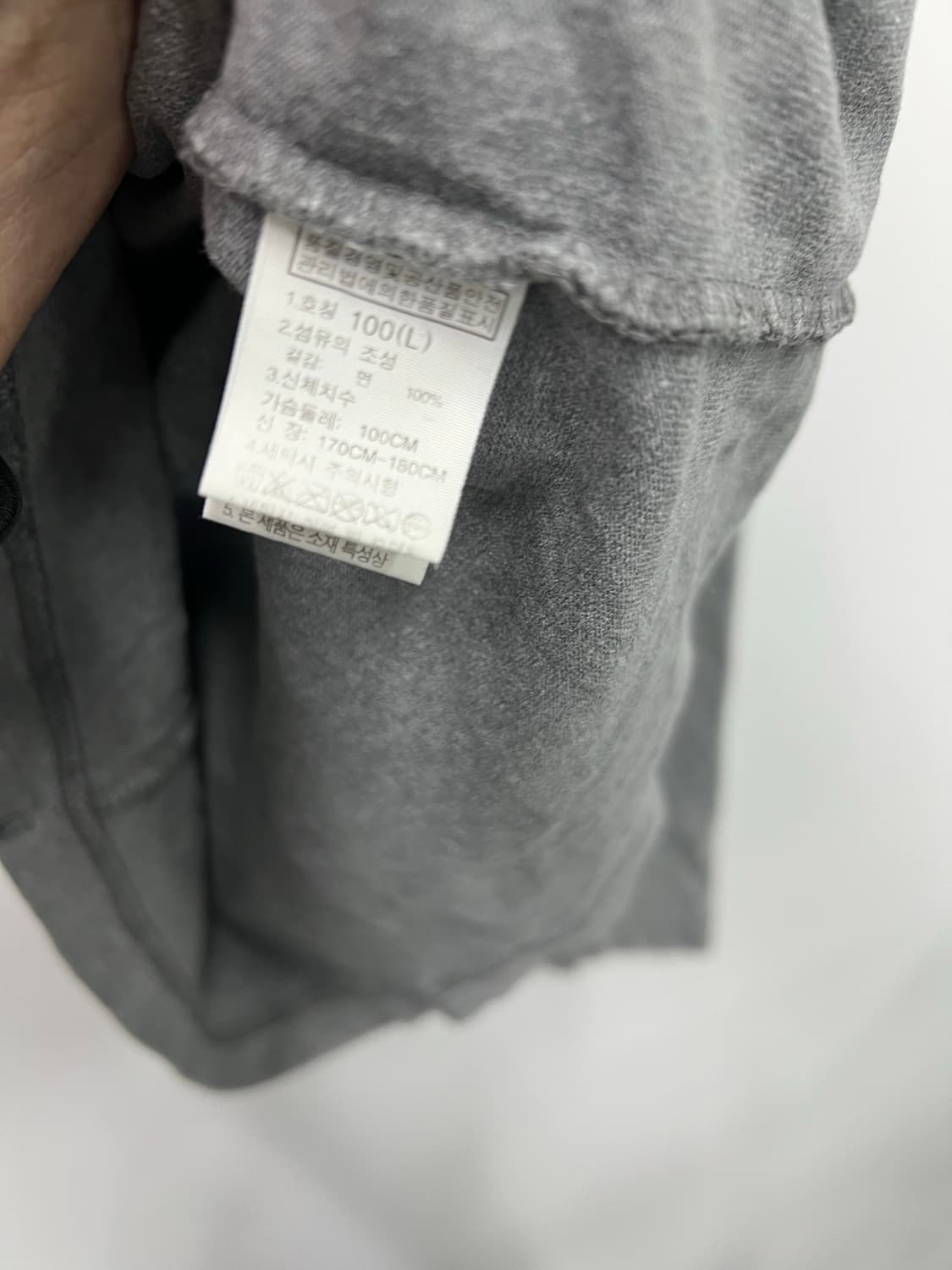 노스페이스 그레이 긴팔티 상품이미지3