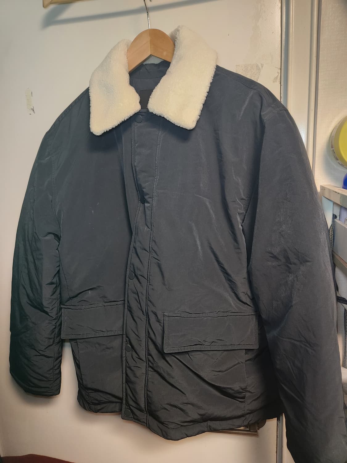 마인드브릿지 정해인 보아퍼 탈착 하프 덕다운 패딩 105 터키그린컬러 상품이미지1