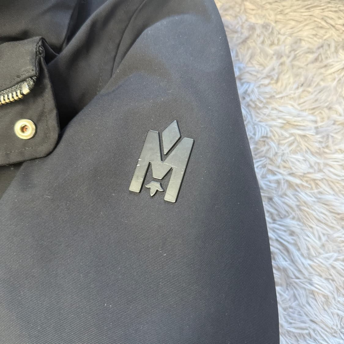 {클로젯}[40][23F/w]맥케이지 딕슨 실버퍼 숏 다운 패딩 자켓 상품이미지2