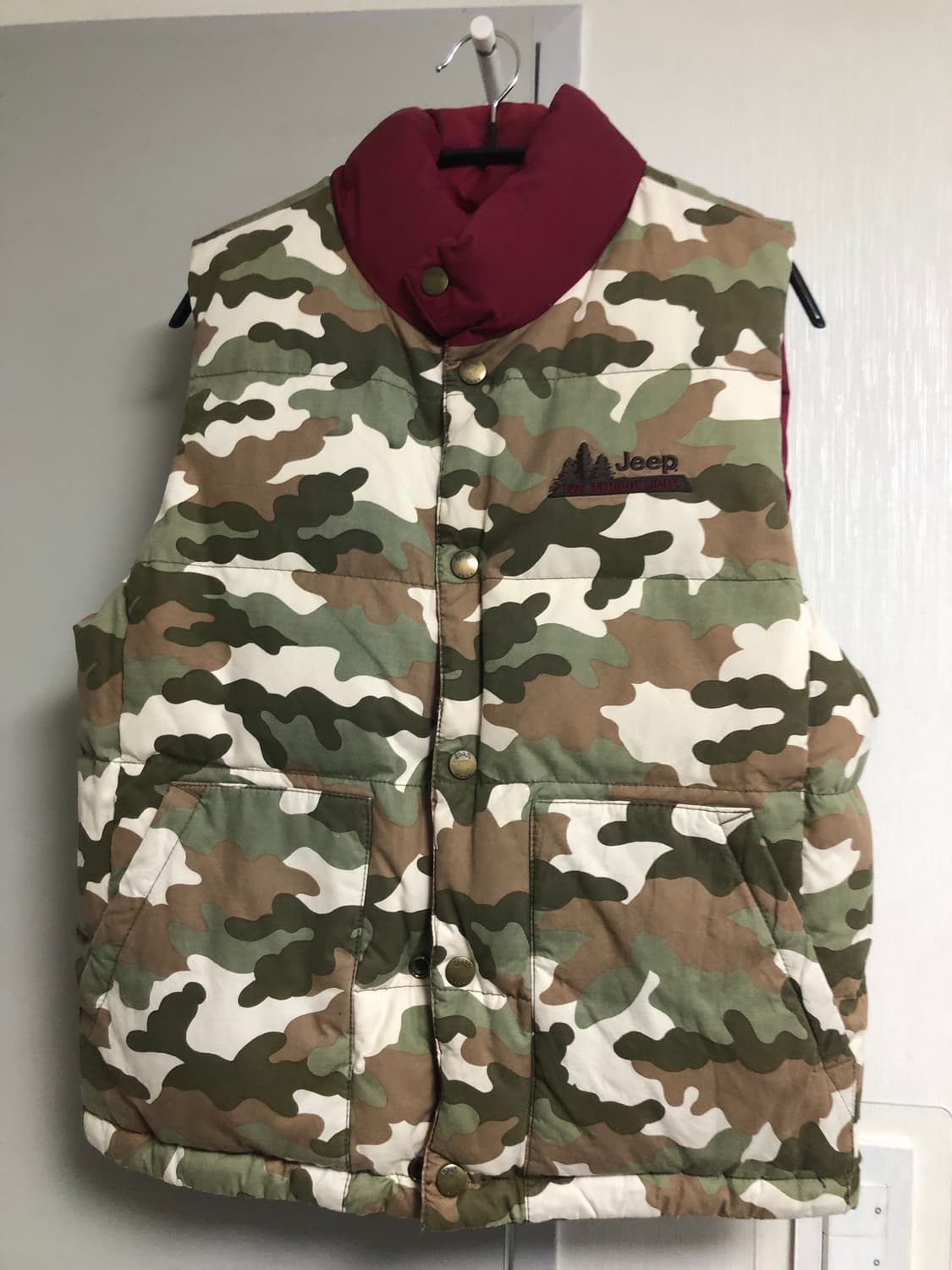 Jeep 밀리터리 리버시블 패딩조끼 상품이미지1