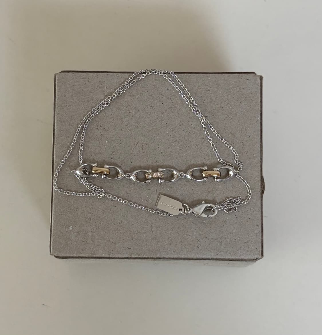 코치 목걸이 링크드 시그니처 네크리스 상품이미지1