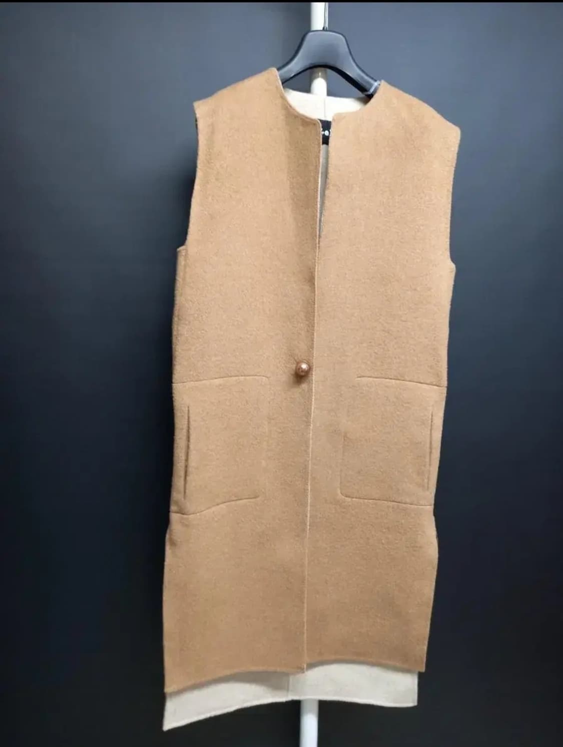 보브 벨 VOV VEL 핸드메이드 롱 베스트 55 상품이미지3