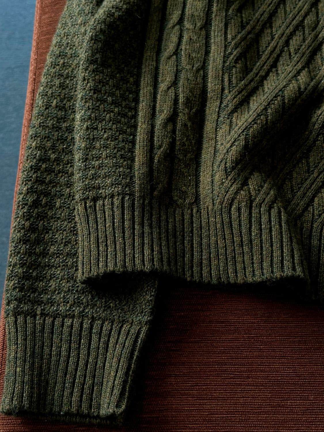 Design pattern wool blend knit P/O 상품이미지2