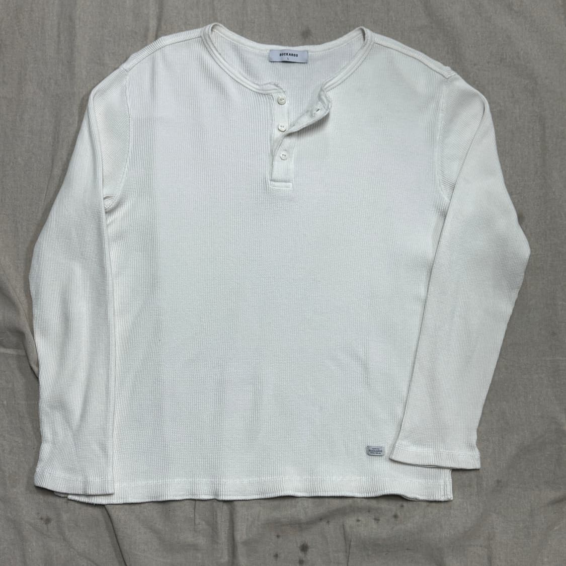 버커루 와플 헨리넥 롱슬리브 L 상품이미지1