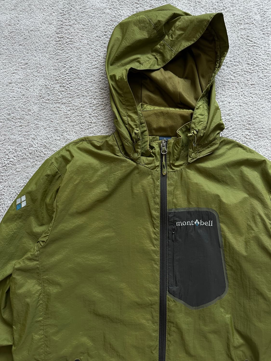 몽벨 고프코어 바람막이 올리브그린 올리브카키  상품이미지2