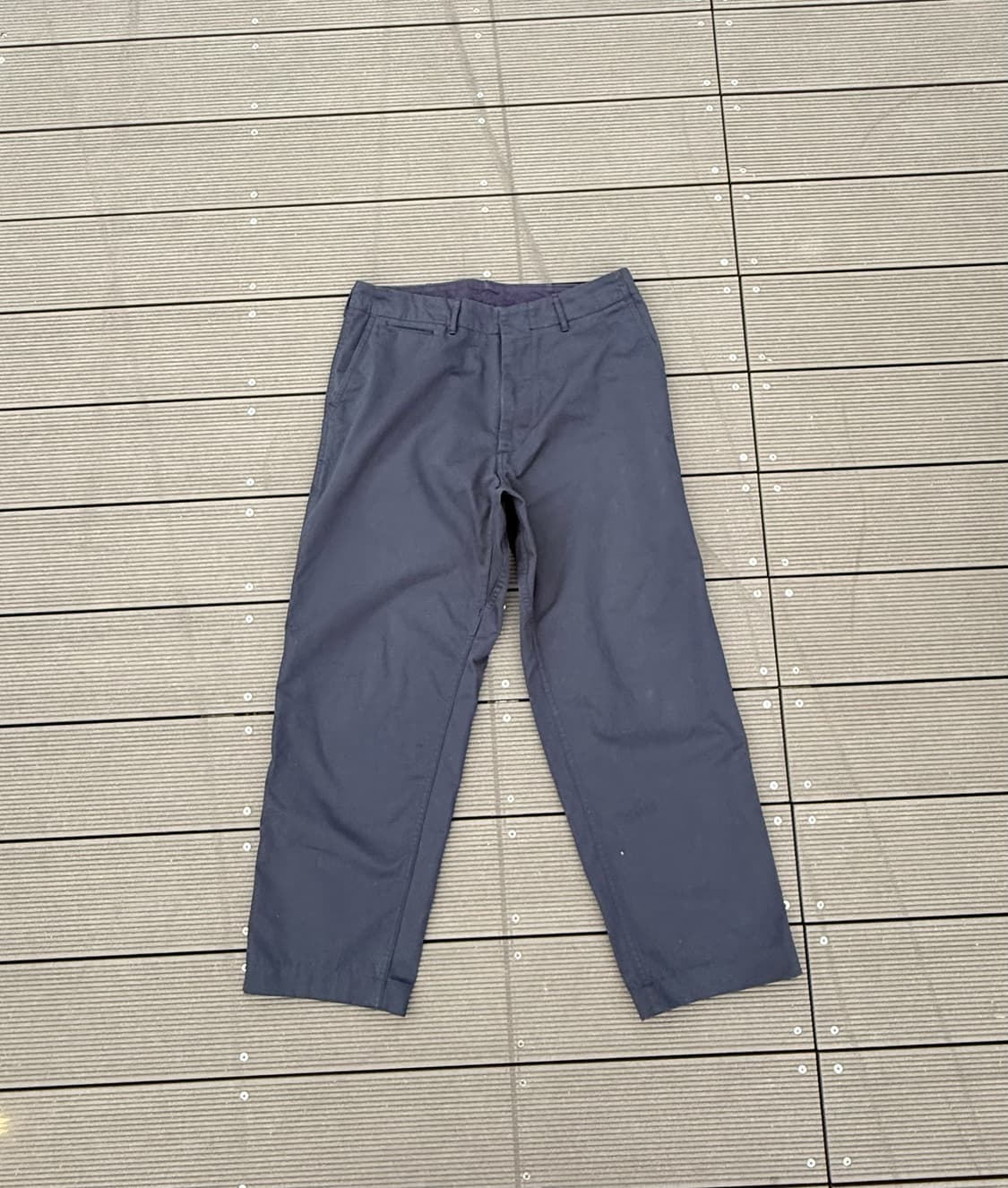 (34)나나미카 와이드 치노 팬츠 네이비 상품이미지1