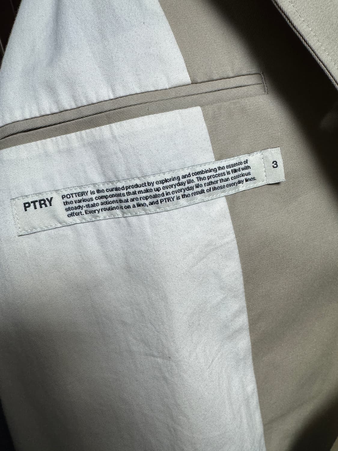 pottery 포터리 코튼 맥 코트 3사이즈 상품이미지6