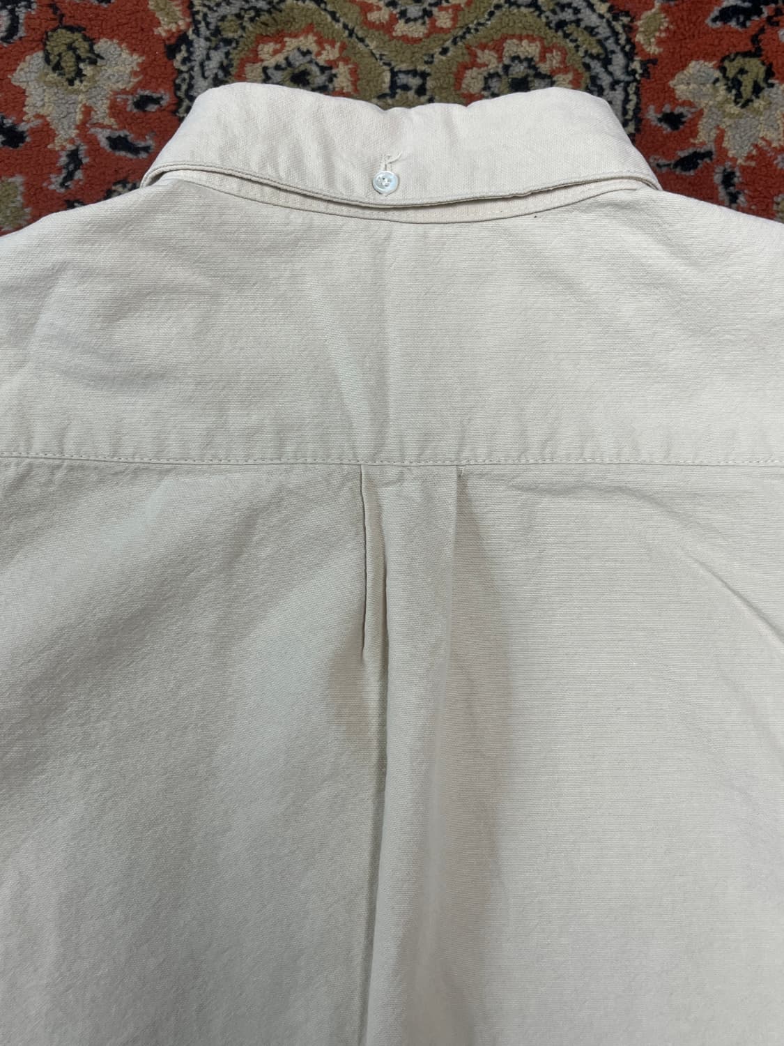 [L] 노앙 베이지 릴렉스드 옥스포드 셔츠 상품이미지5