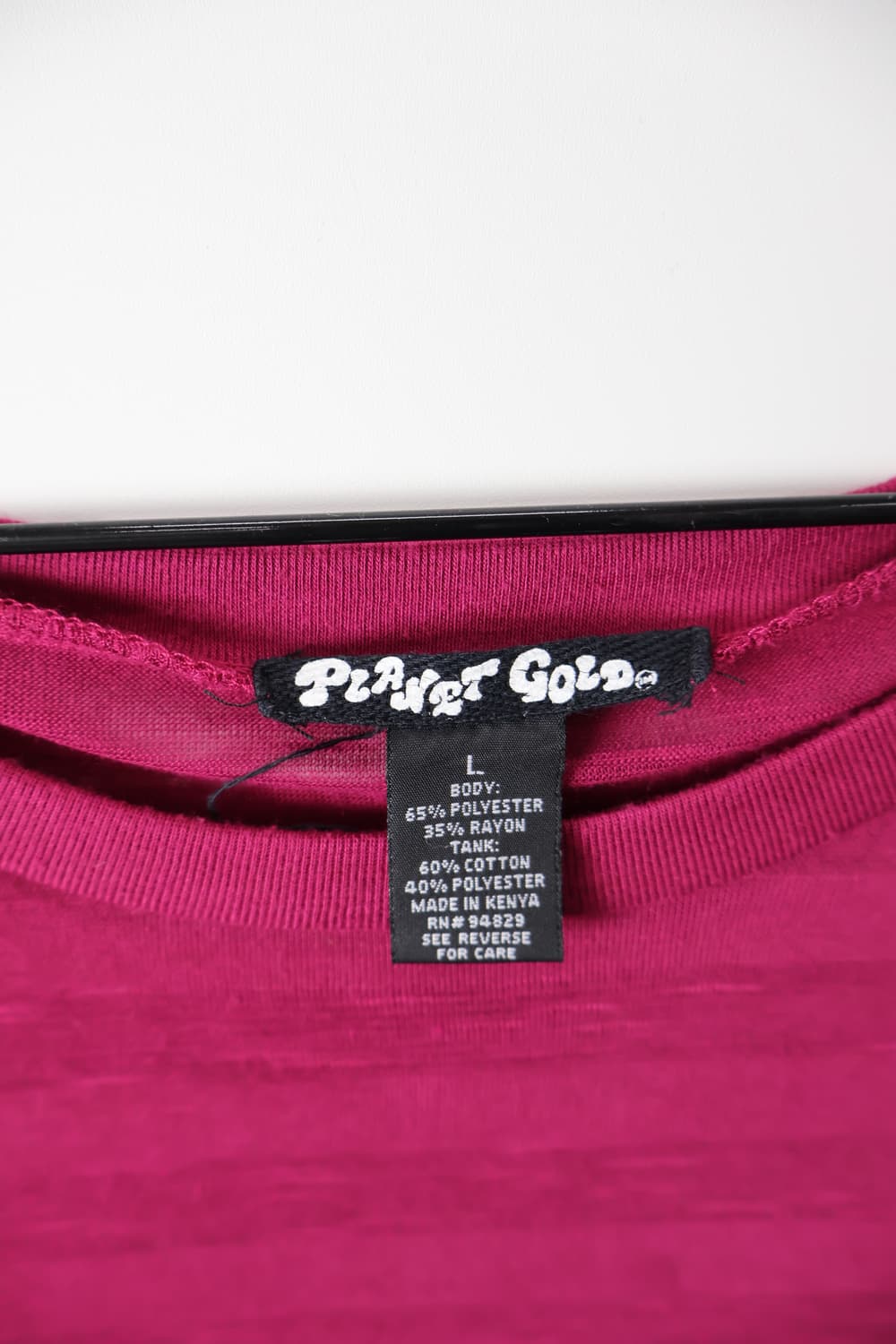 Planet Gold Magenta Layered Long Sleeve 상품이미지6