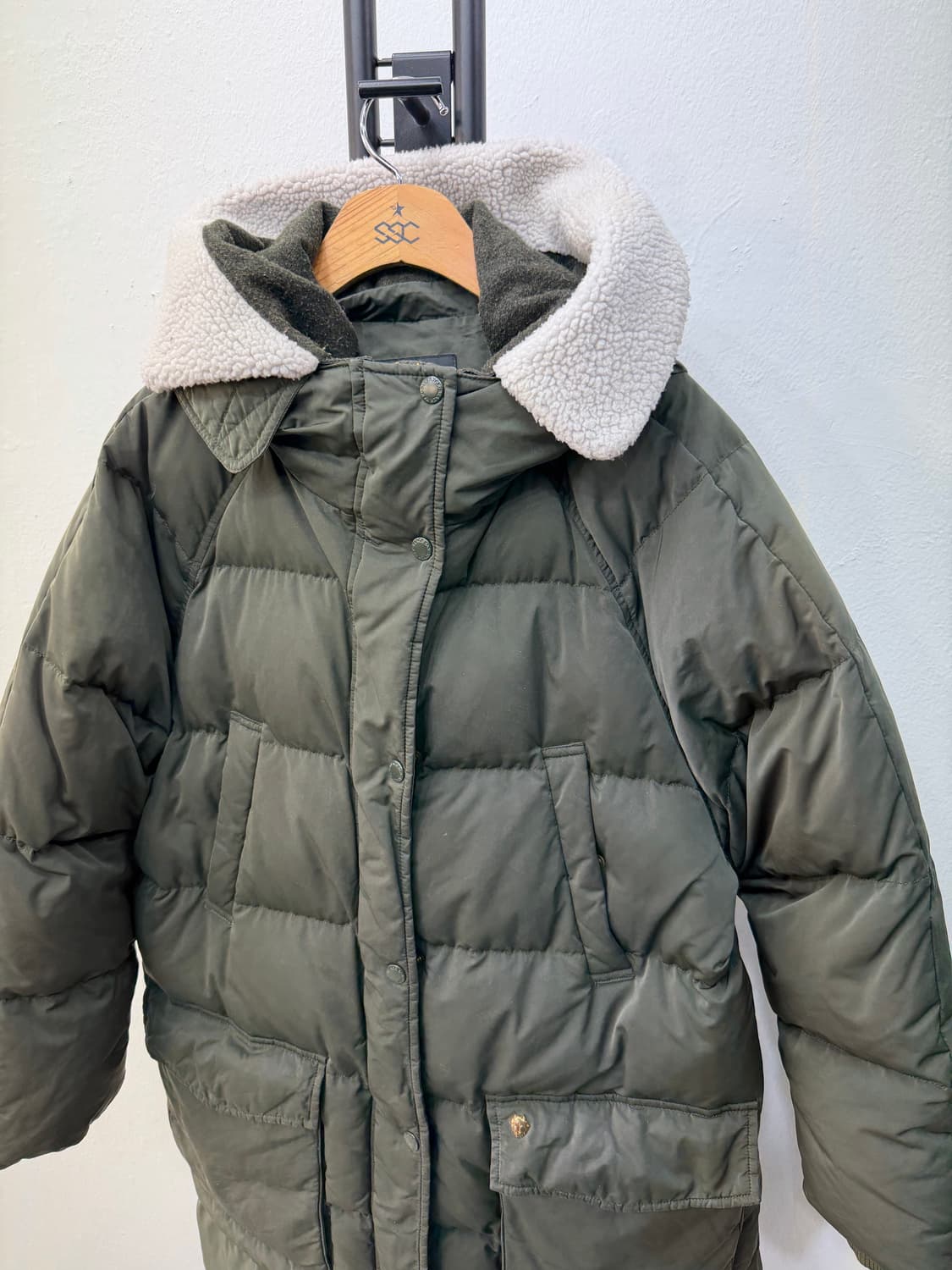 정품) 블랙야크 여성 양털카라 덕다운패딩 90 상품이미지3