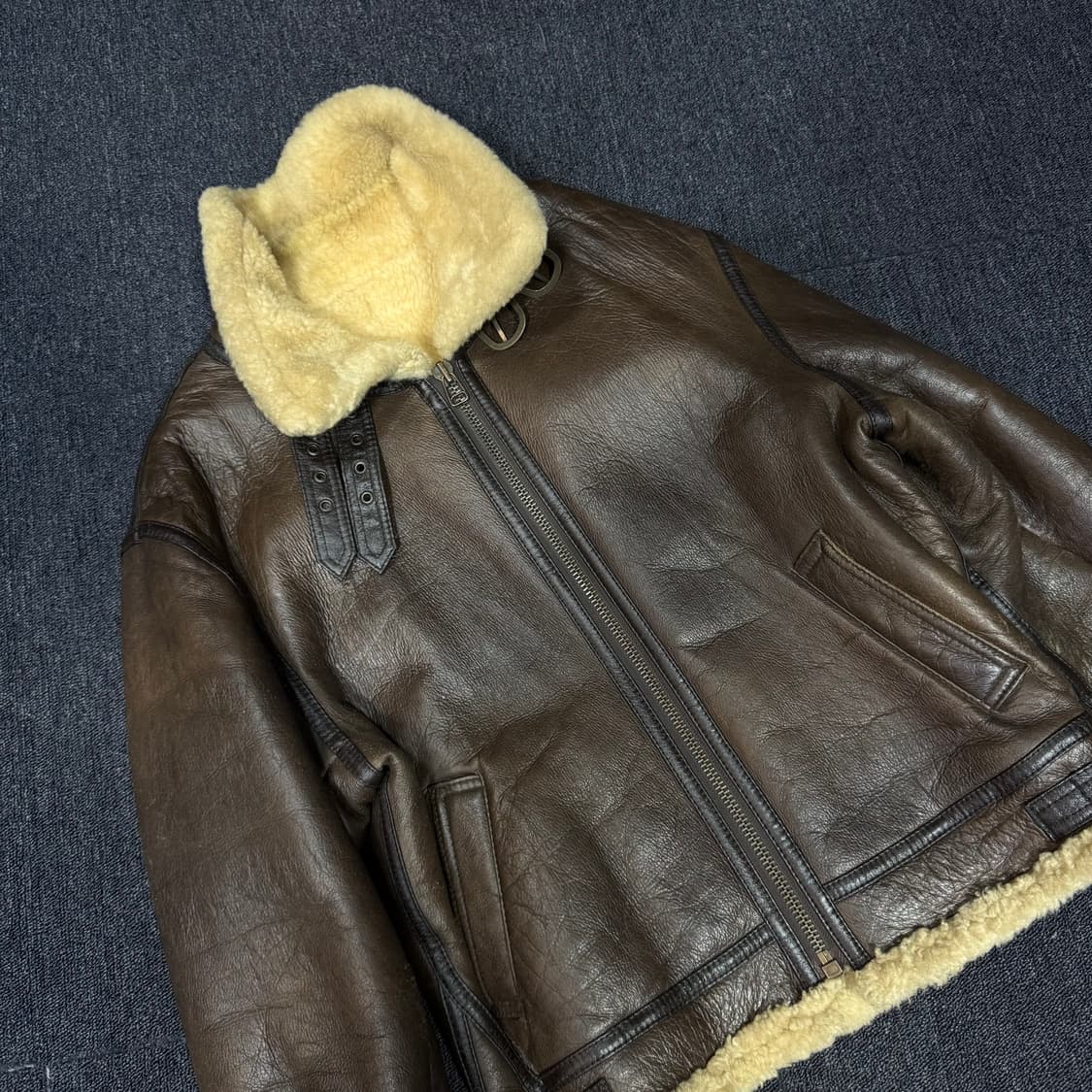 글리맨 B-3 양무톤 쉽스킨 무스탕  상품이미지3