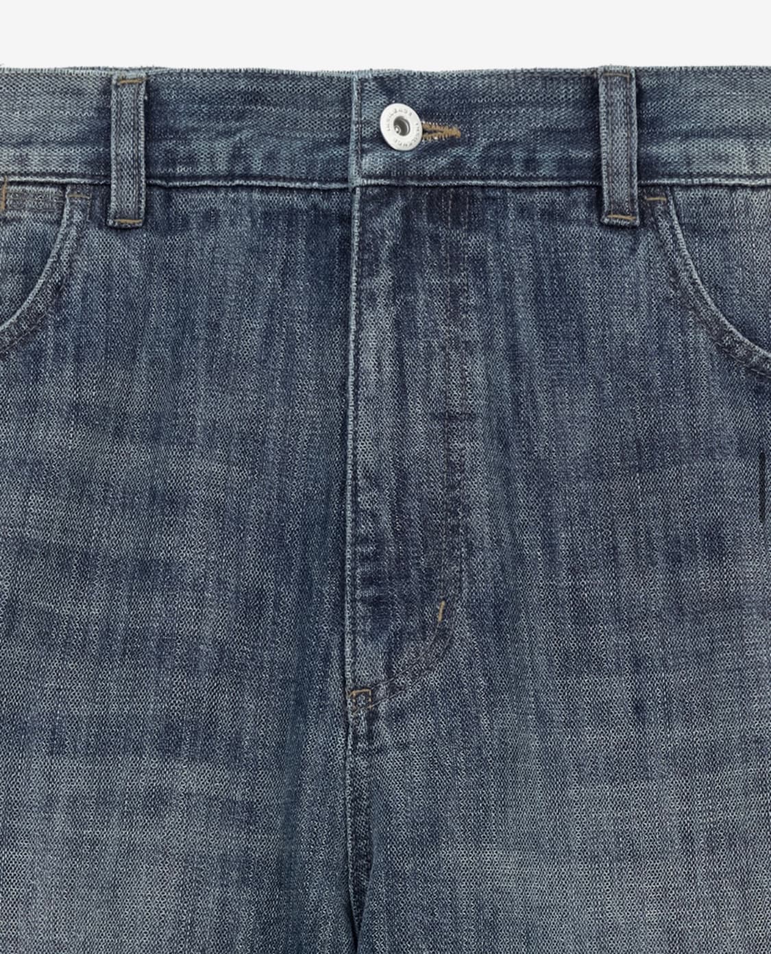 인사일런스 허니콤 데님 팬츠 MID BLUE L사이즈 상품이미지5