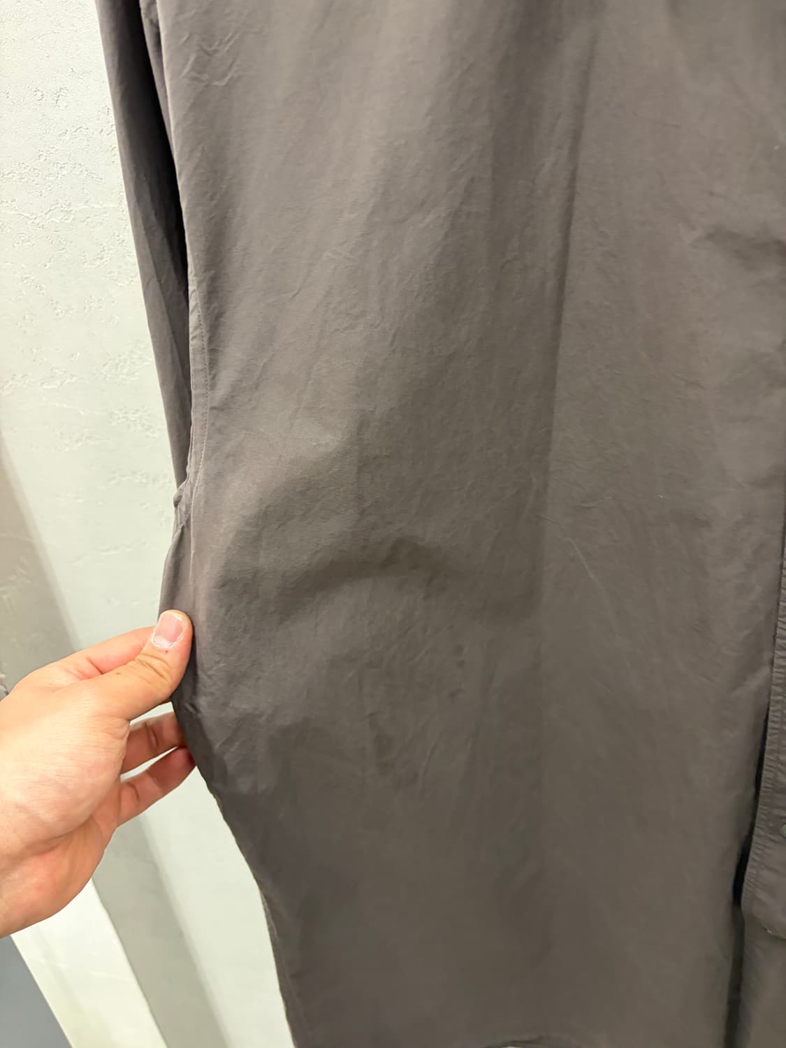 토마스모어 페이퍼 셔츠 브라운 XL 상품이미지3