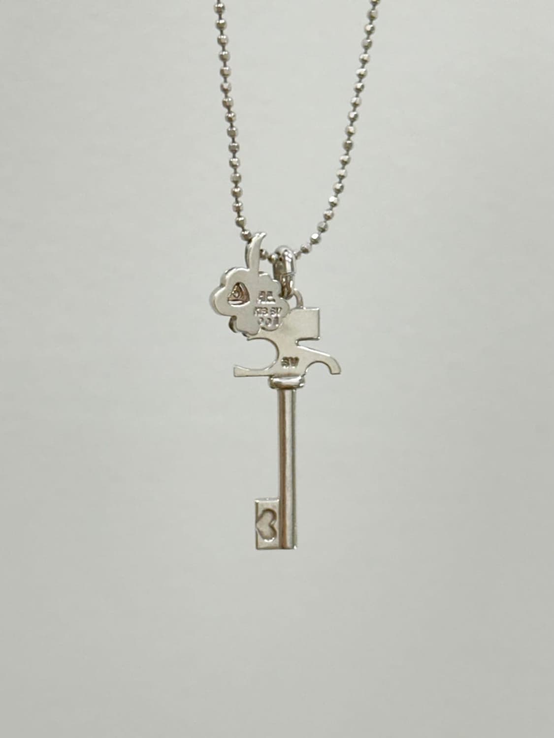 courreges / 꾸레쥬 18k골드&실버925 다이아 목걸이 상품이미지3