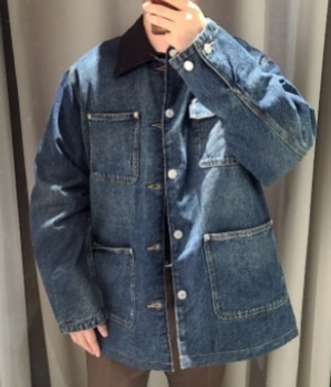 Zara 자라 데님헌팅자켓 L  상품이미지1