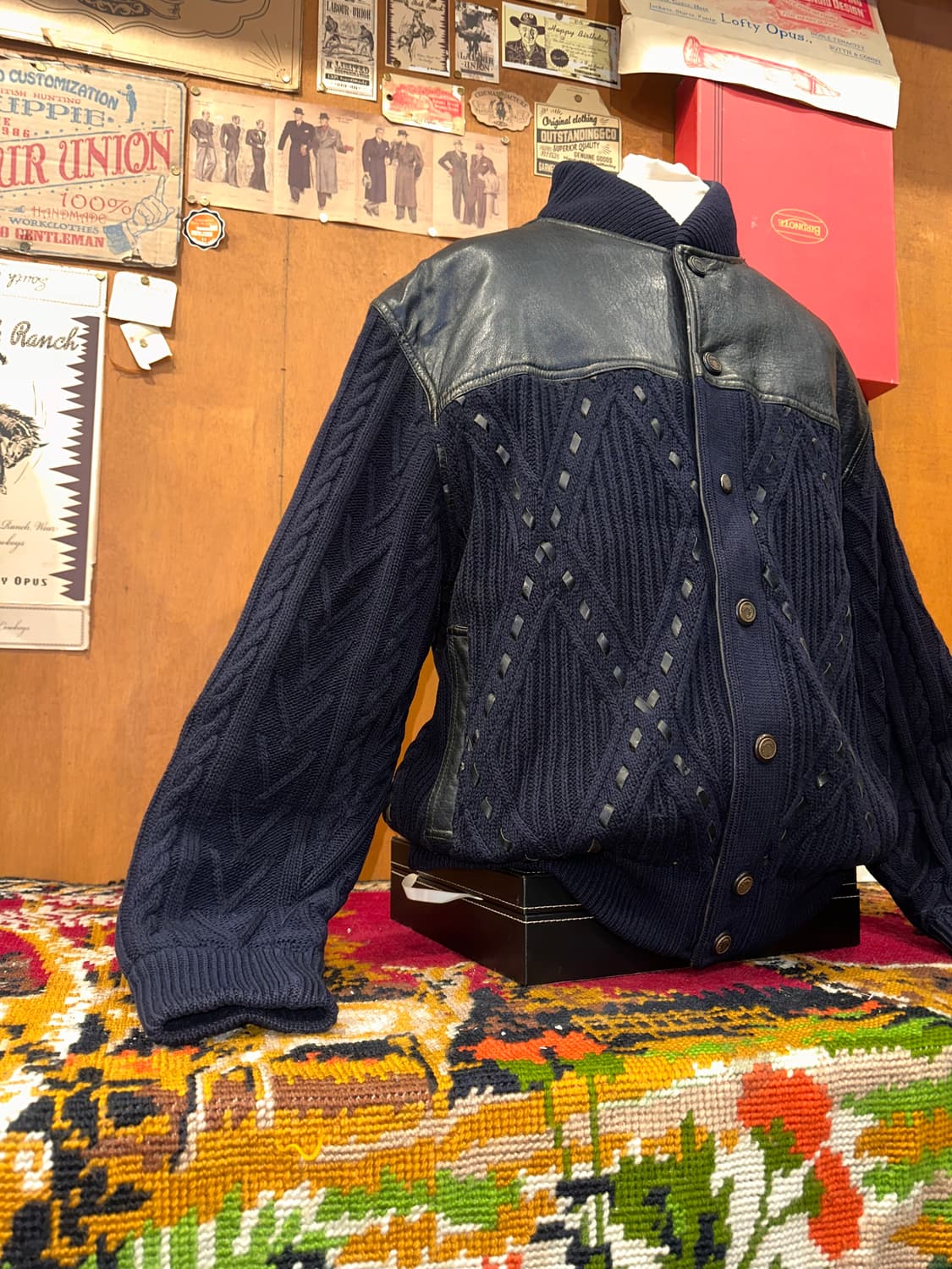 ( XL ) 빈티지자켓 빈티지가죽 워크웨어 아메카지 밀리터리 상품이미지2