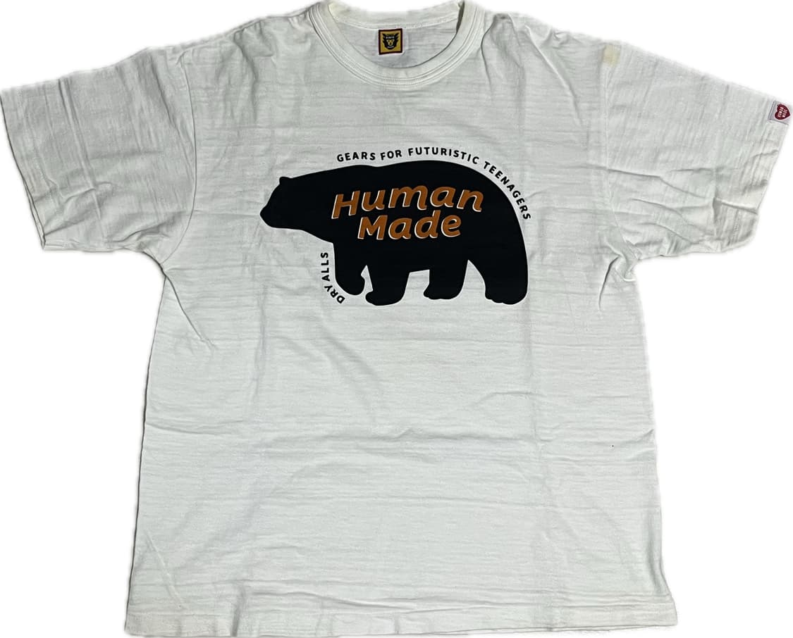휴먼메이드 곰 그래픽 티셔츠 L 상품이미지1