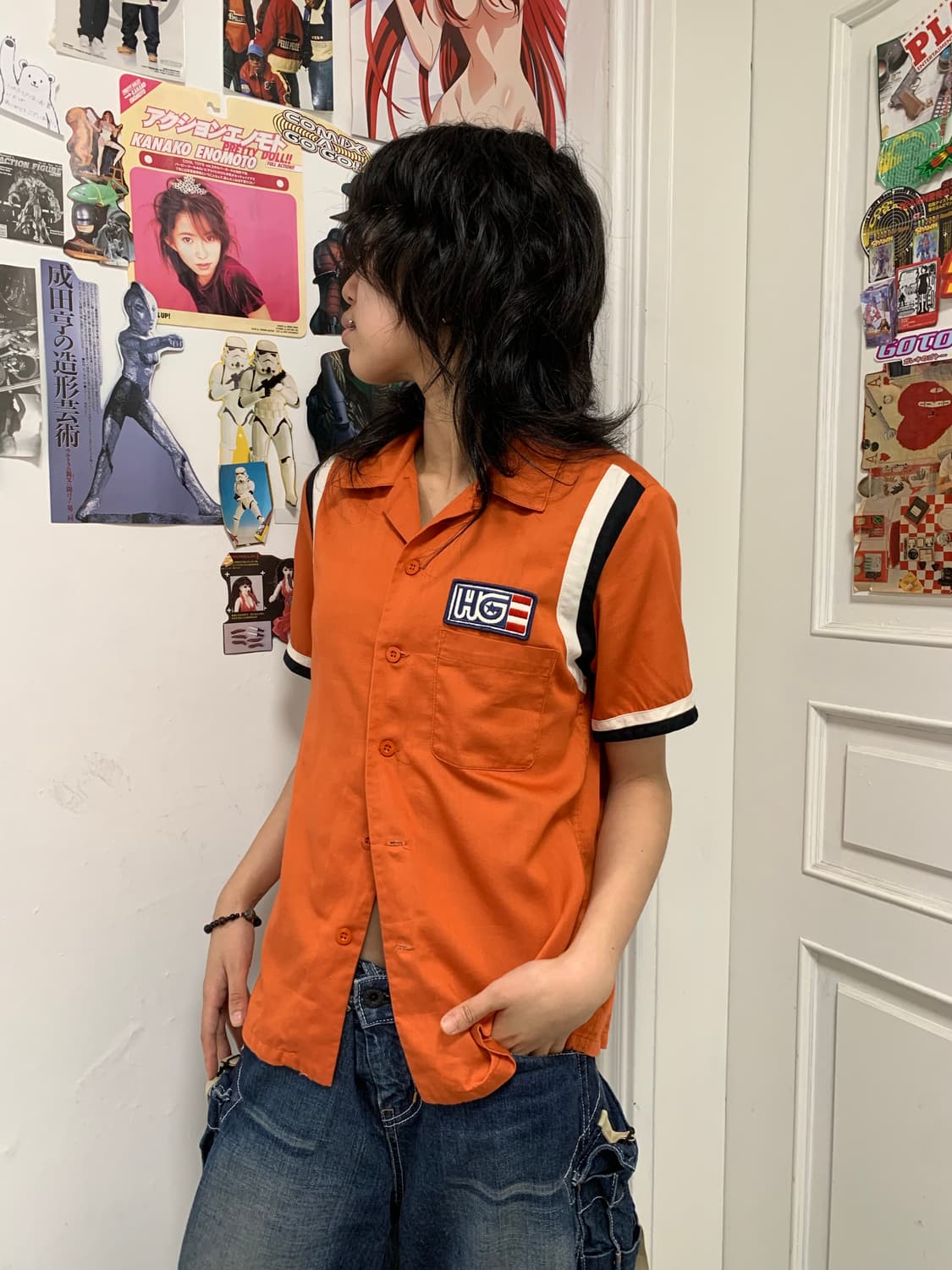 90s 히스테릭 반팔 셔츠 상품이미지1