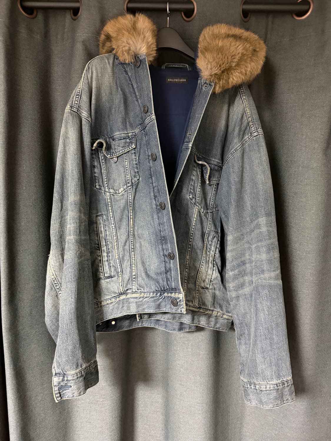 [M] 발렌시아가 박시 데님 자켓 상품이미지3