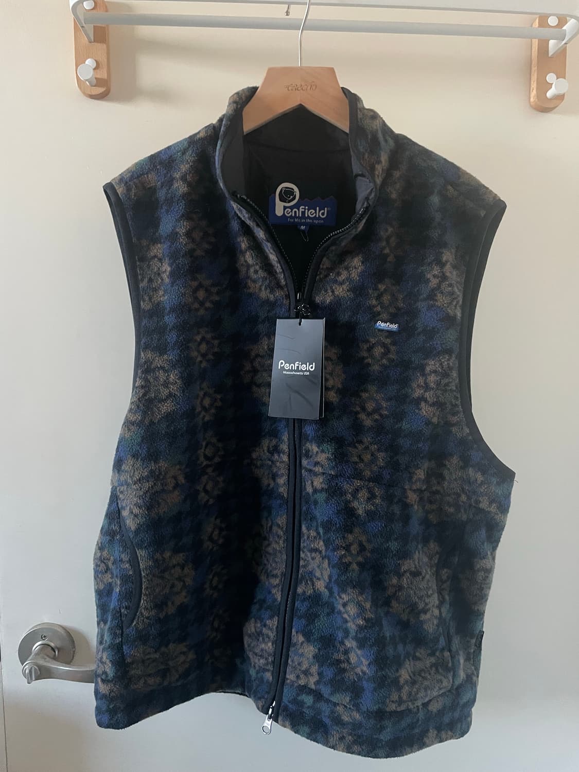 Penfield 펜필드 헤리티지 웨스턴 패턴 플리스 베스트 네이비 M 상품이미지4