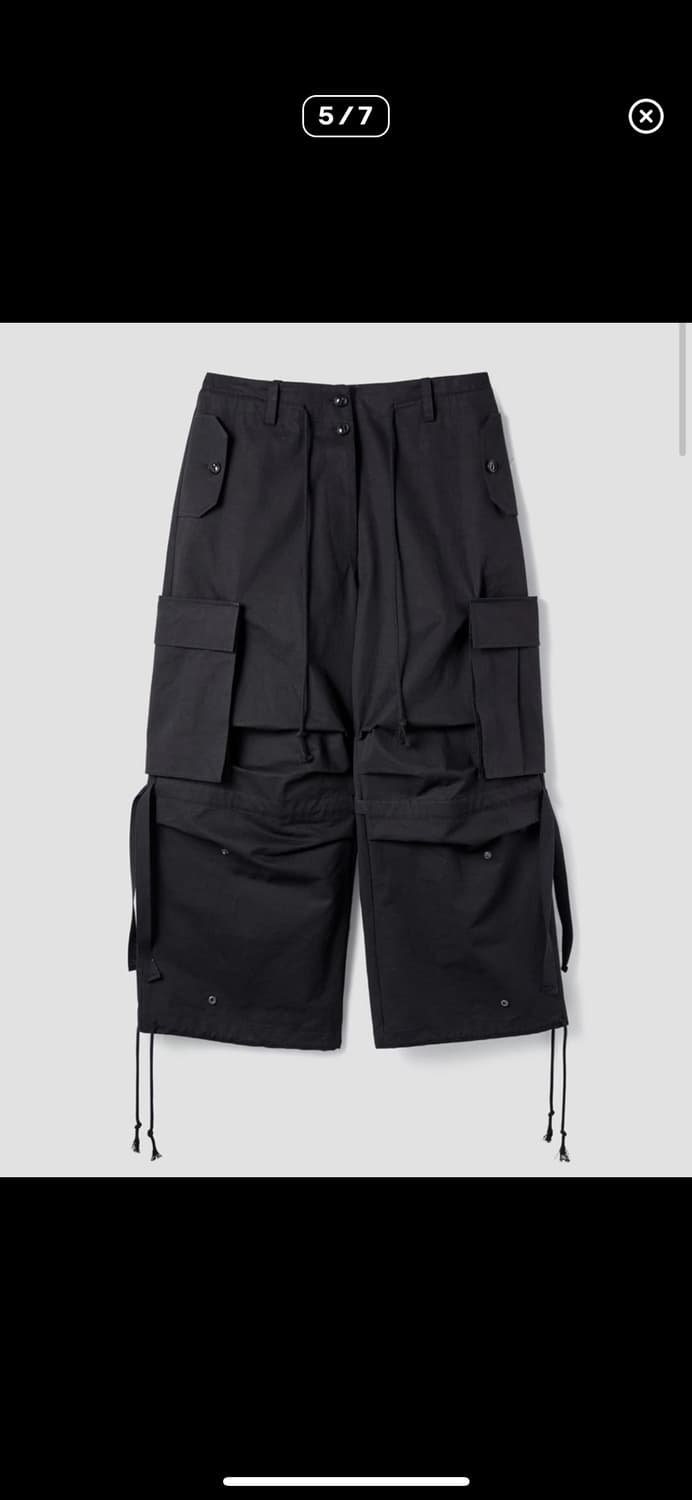 Seo 디테처블 카고 팬츠 블랙 상품이미지1