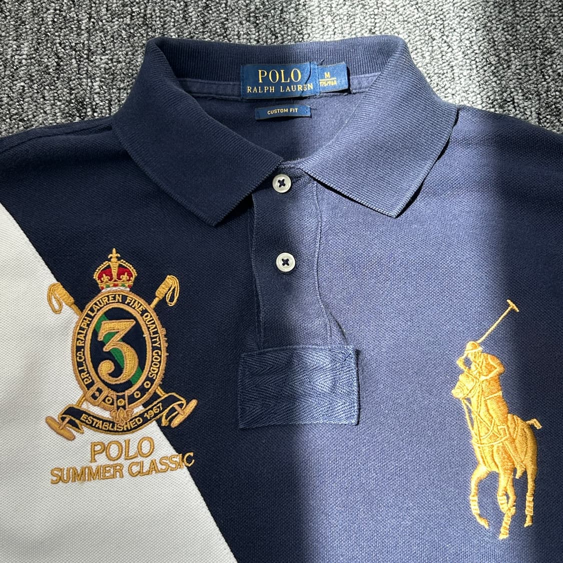 폴로 랄프로렌 네이비 치프키프 빅포니 반팔 PK 상품이미지5