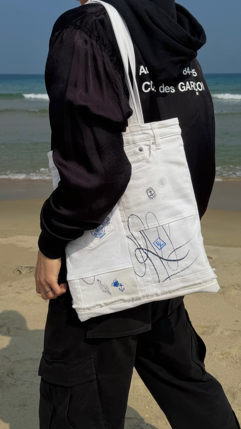 랄프로렌 데님 업사이클 에코백 상품이미지8