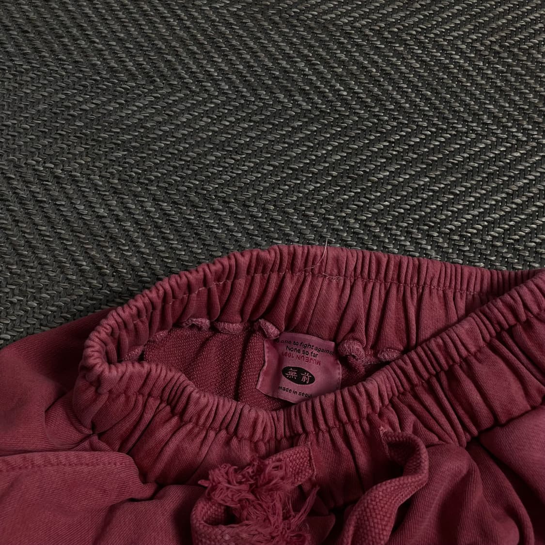 Mujeun 카펜터 스웻 버뮤다 트레이닝 팬츠y 4292 상품이미지5