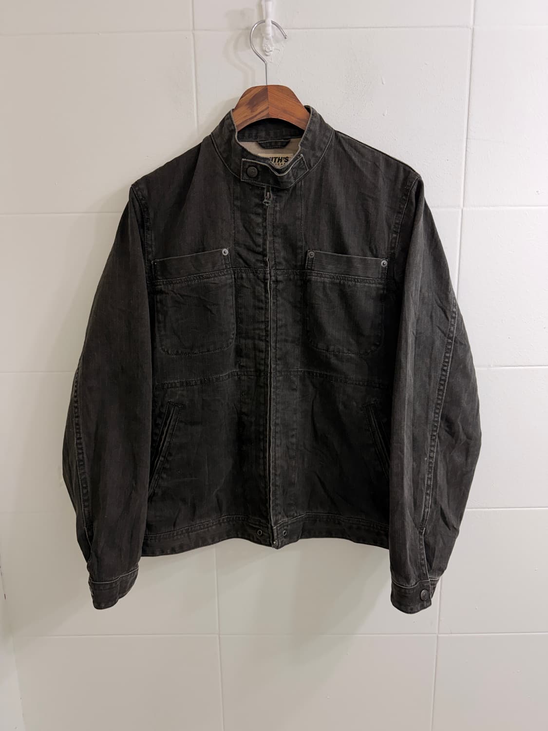 (상의 세트) 세실 맥비 펑크 레이스 나시 + 흑청 데님 자켓 세트 상품이미지6