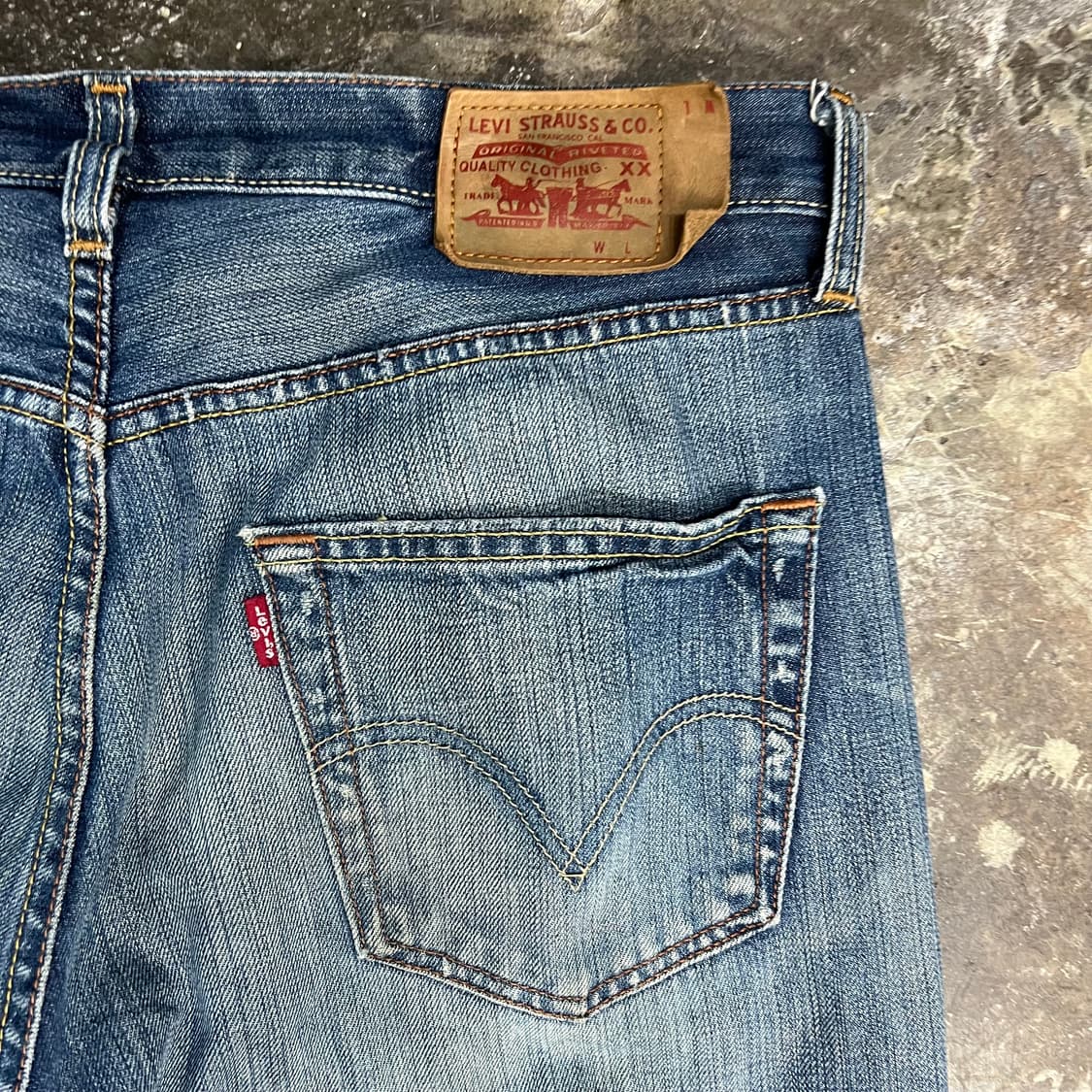 31) 리바이스 501 청바지 데님팬츠 아메카지 워크웨어 상품이미지7