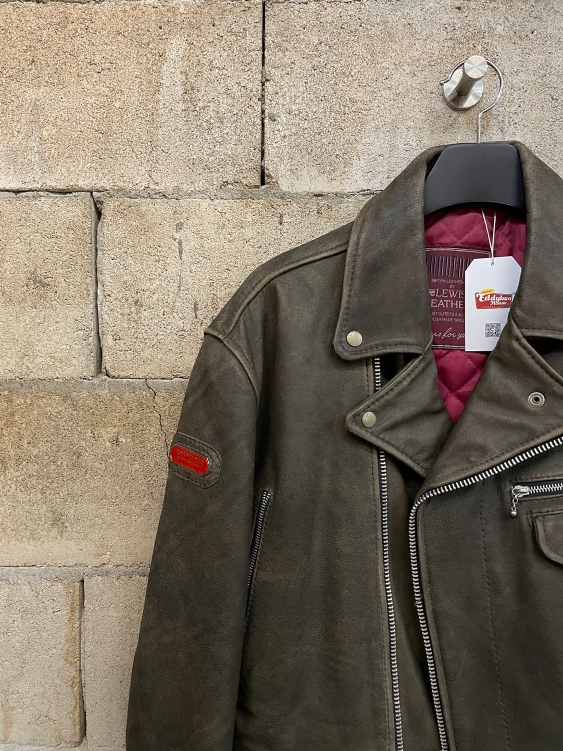 70s 루이스레더 로드 페어 더블 라이더 자켓 상품이미지2