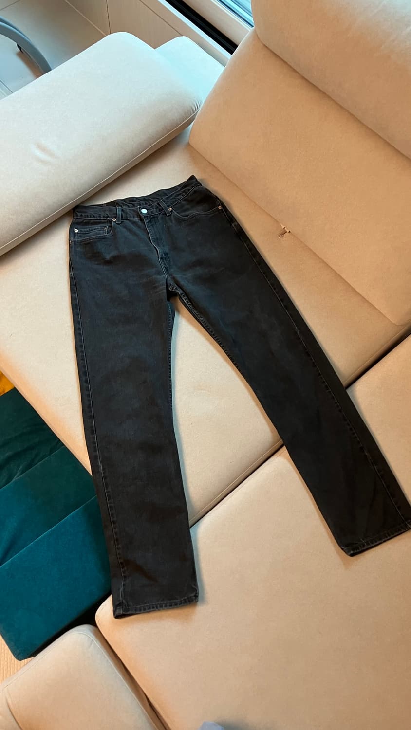00s Levi’s 505 blank tab black jeans 상품이미지1